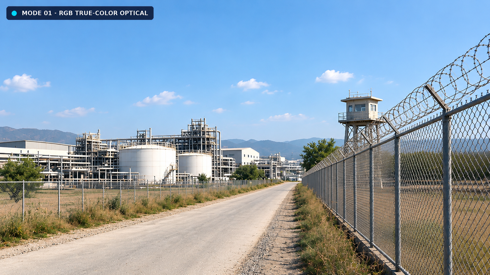 Day optical surveillance view