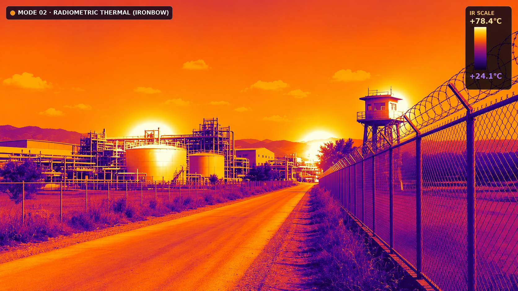 Thermal surveillance view